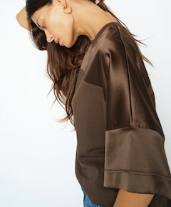 Dames sweater bruin