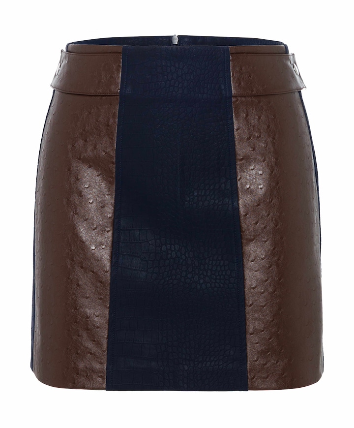 Dames rok bruin