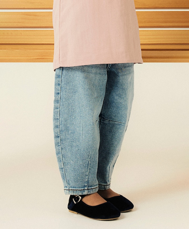 NMFBELLA BALLOON JEANS 2441-SM N meisjes jeans blauw