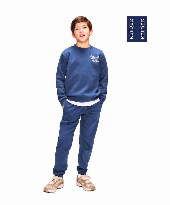 Kasper jongens broek blauw
