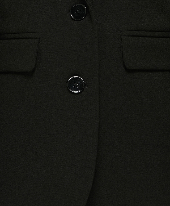 Meisjes blazer zwart