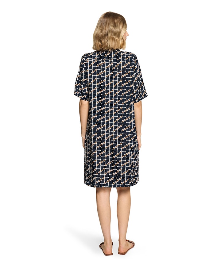 Dames jurk blauw