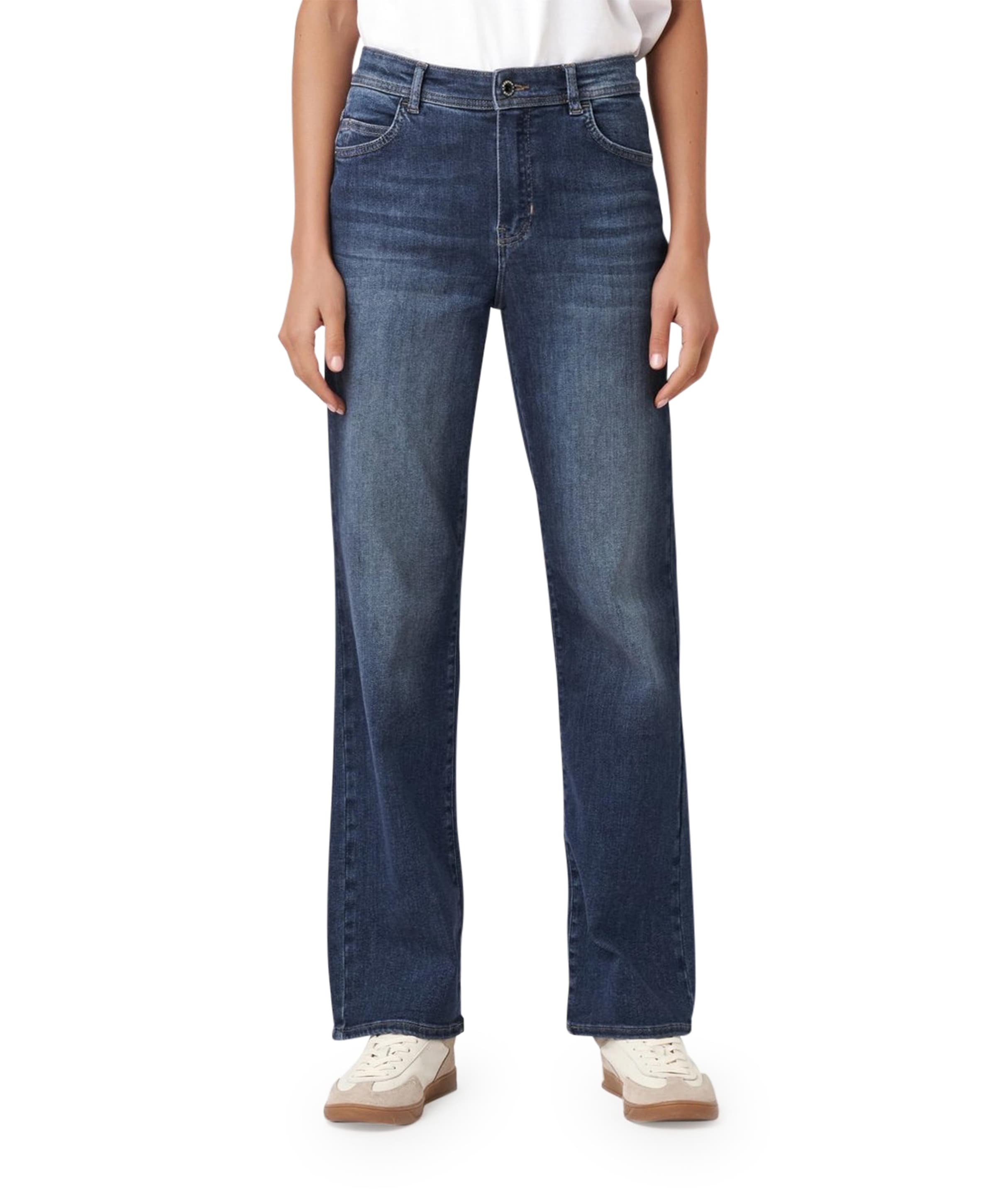 Audrey_Straight_1_092 dames jeans blauw