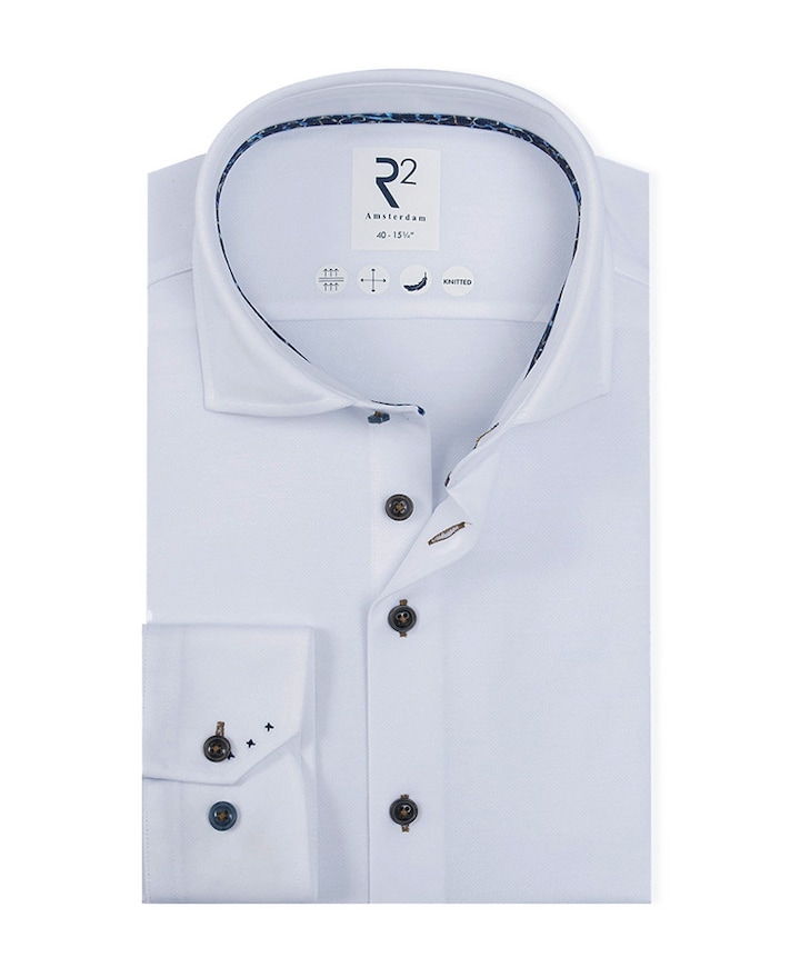 Overhemd lange mouw wit