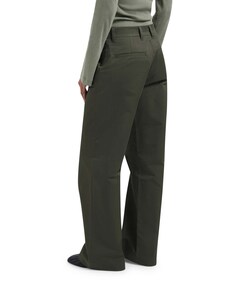 Straight tailored broek groen