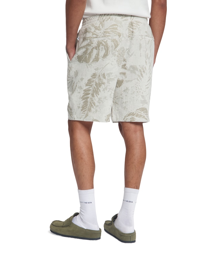 PELAGOS JACQUARD heren korte broek groen