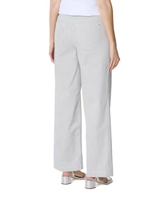 Hose Wide leg Feminine dames broek ecru