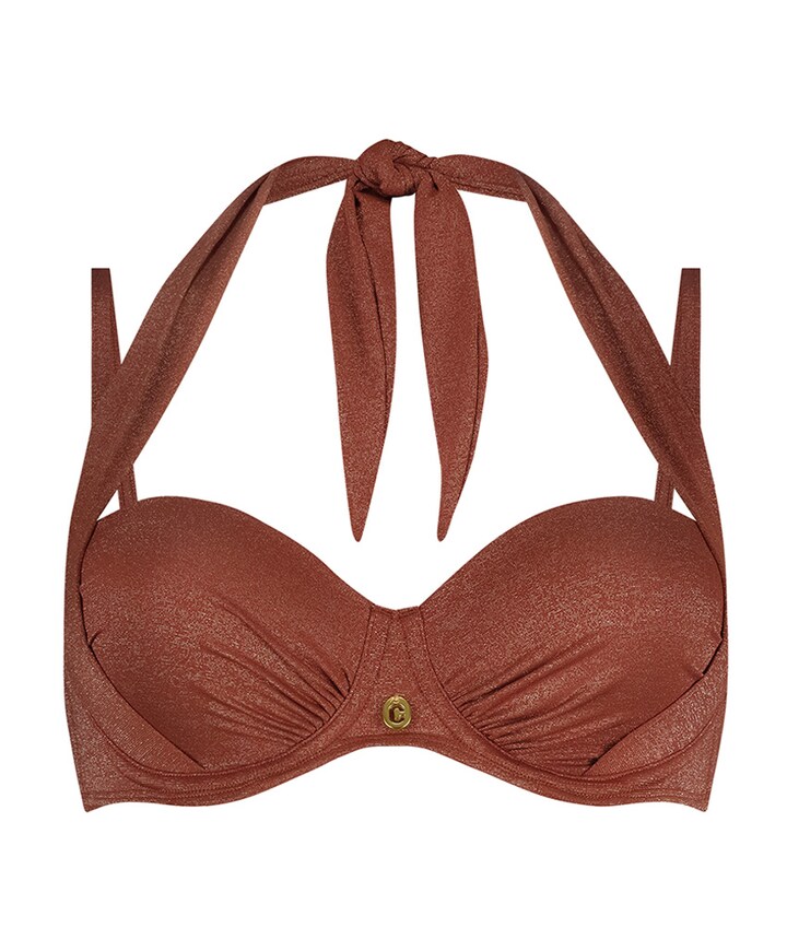Bikinitop bruin