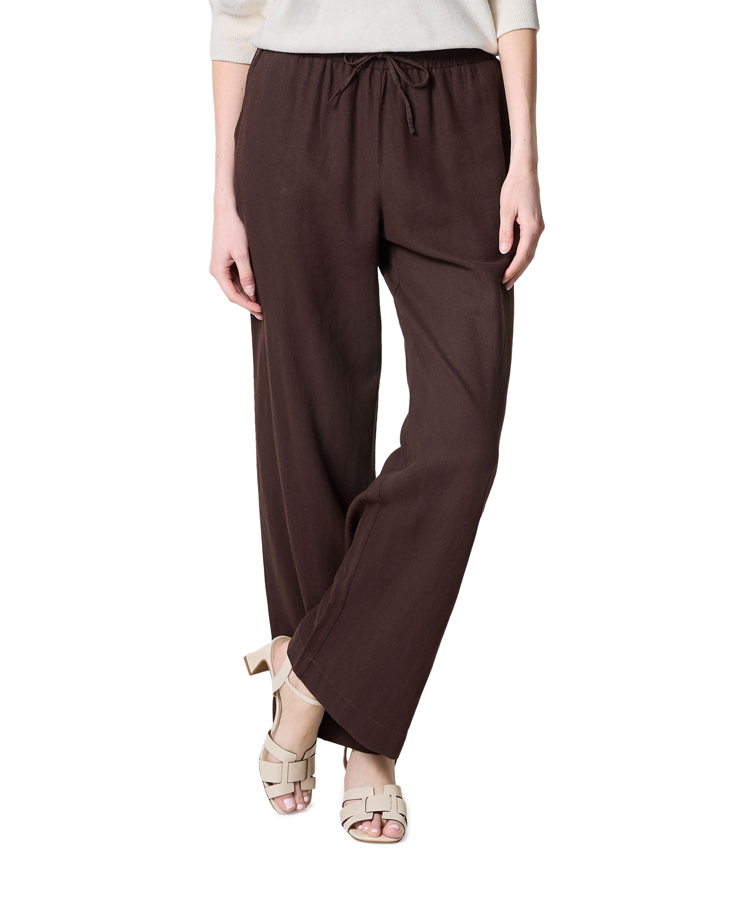 FQLAVA-PANT dames broek bruin