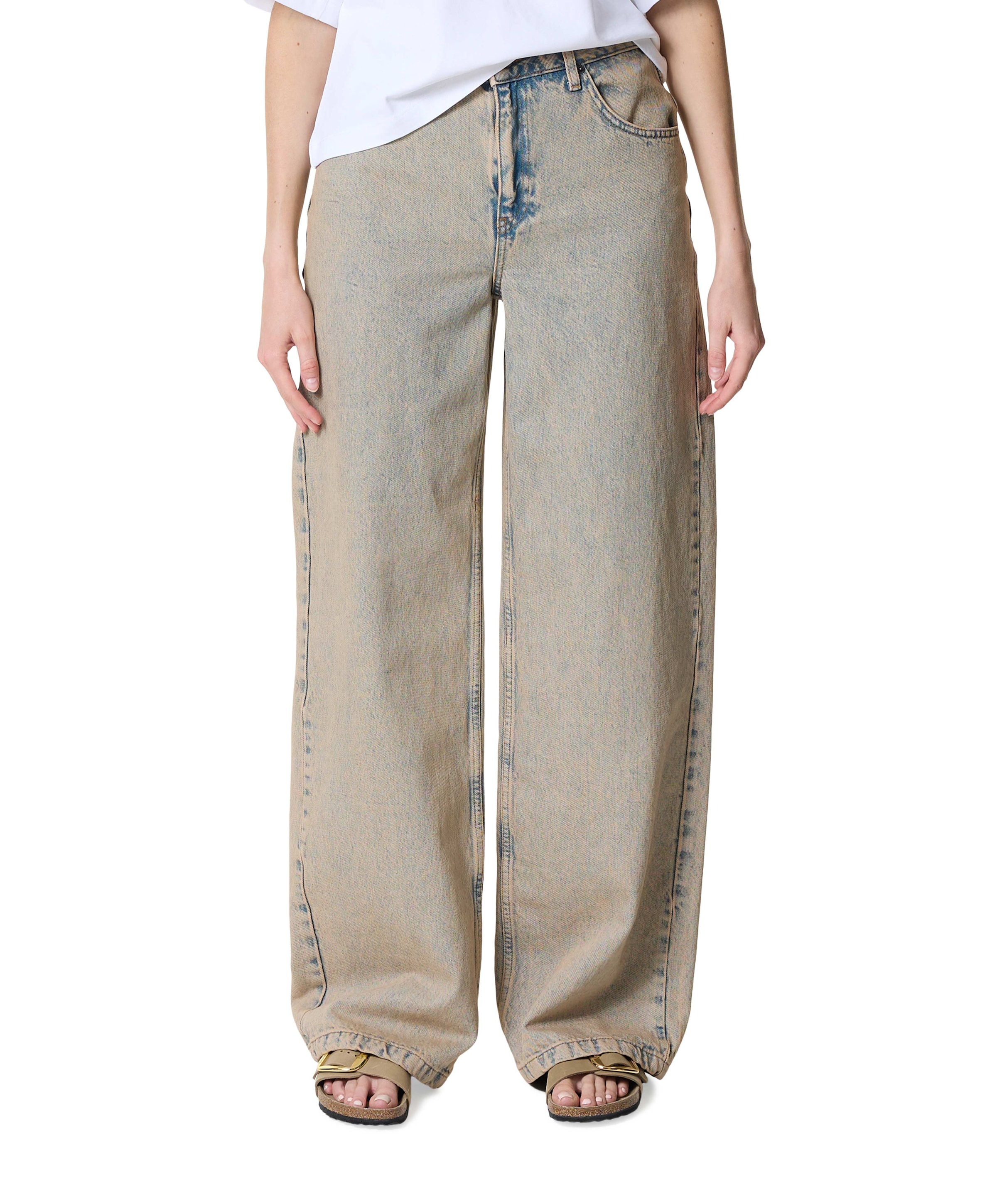 MauraCC LL dames jeans beige