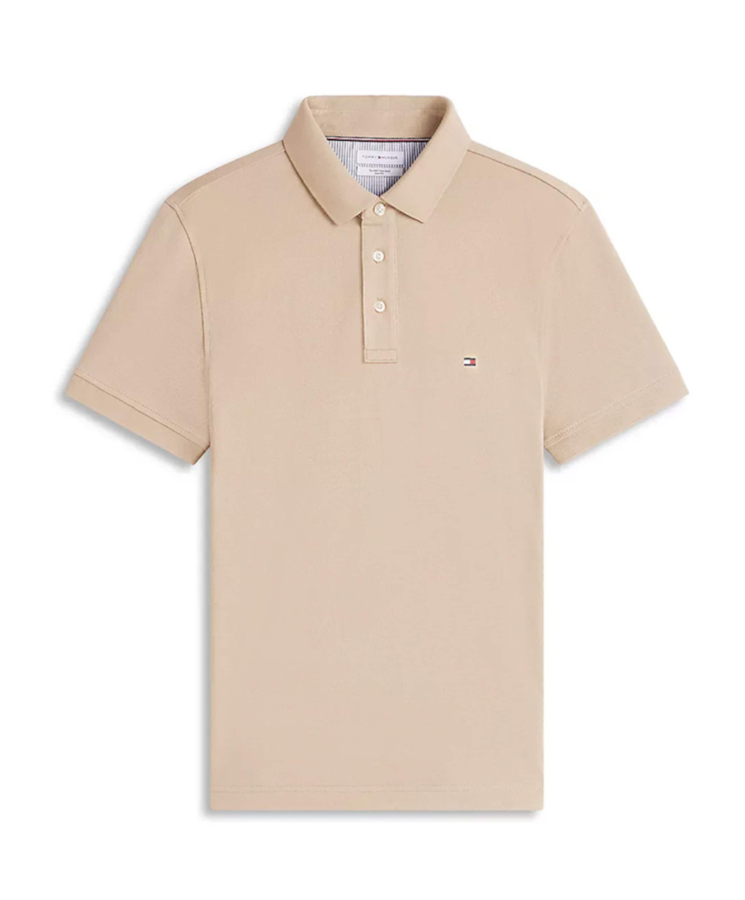 Heren polo beige