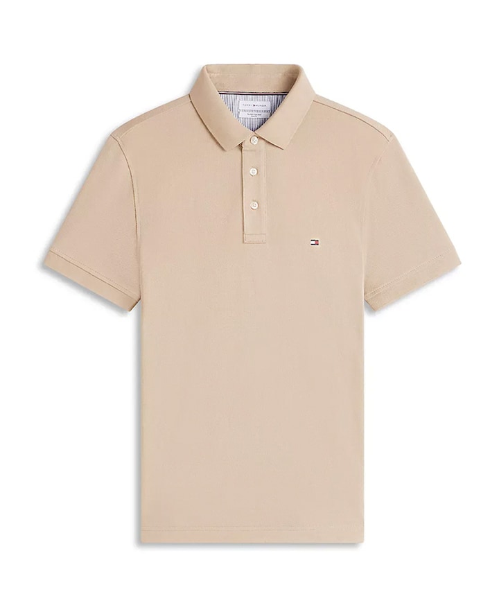 Heren polo beige