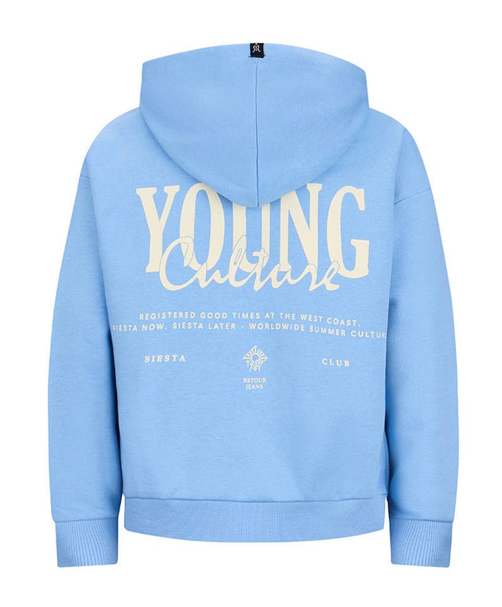 Jongens hoodie blauw