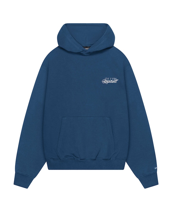 Heren hoodie blauw