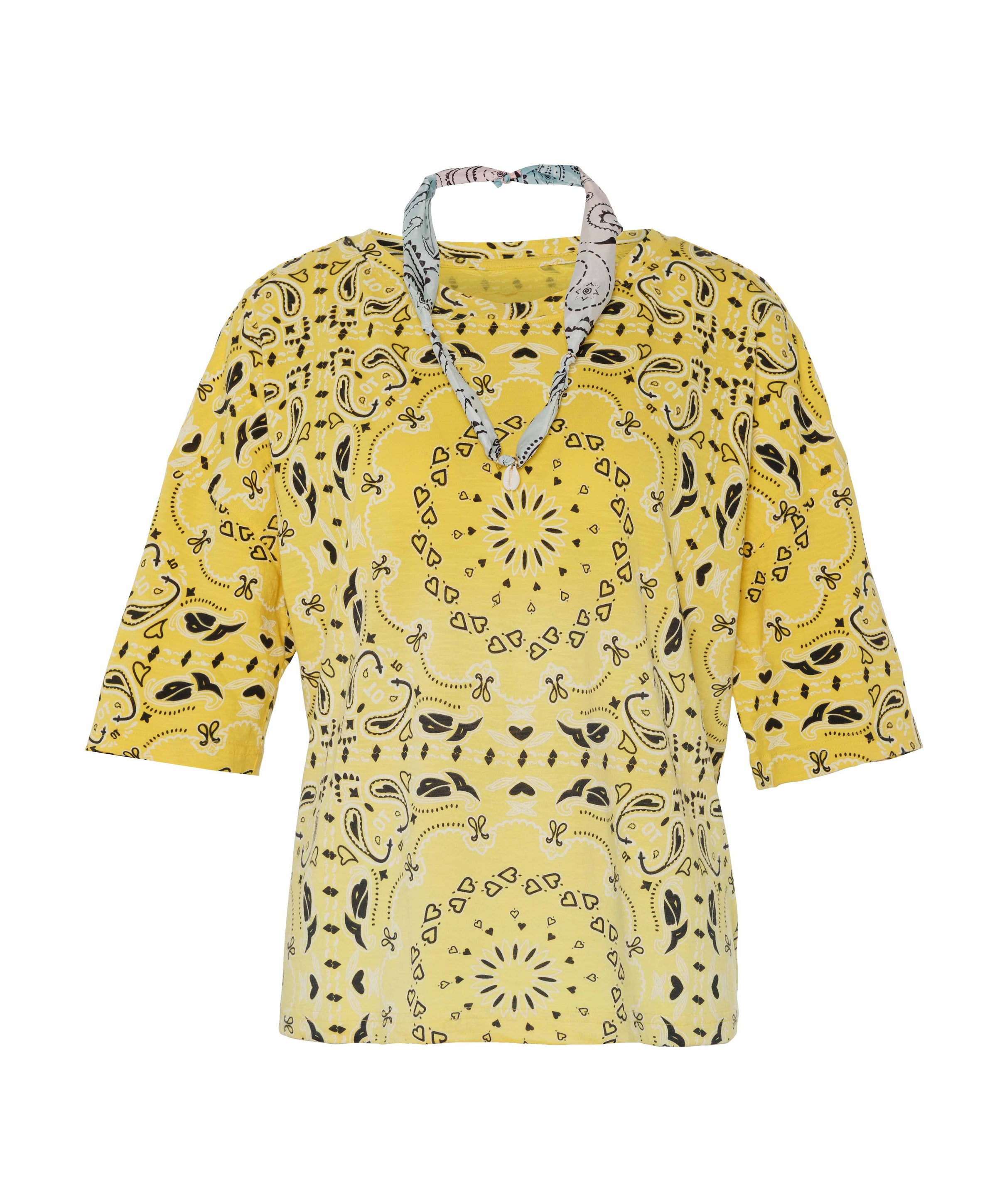 Dames T-shirt geel