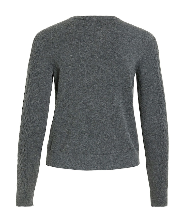 Dames vest grijs