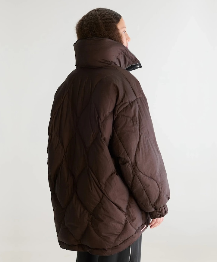 Dames jas bruin