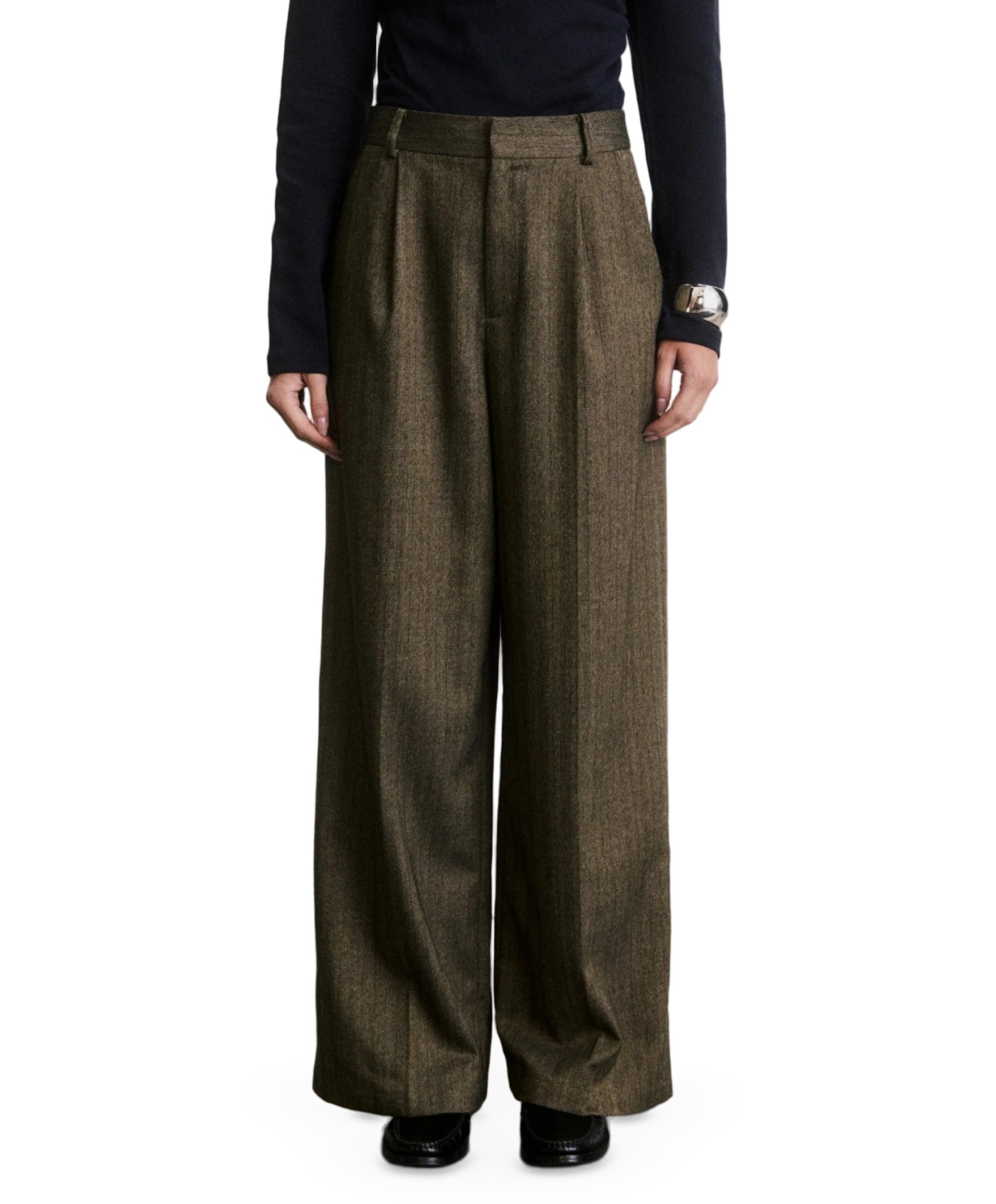 Zander dames pantalon groen