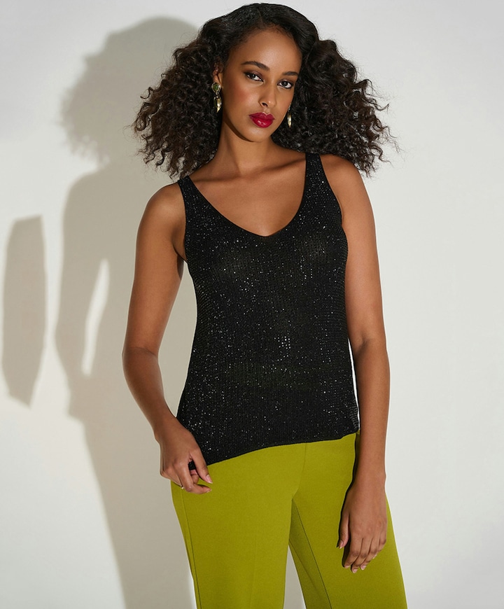 Dames top zwart