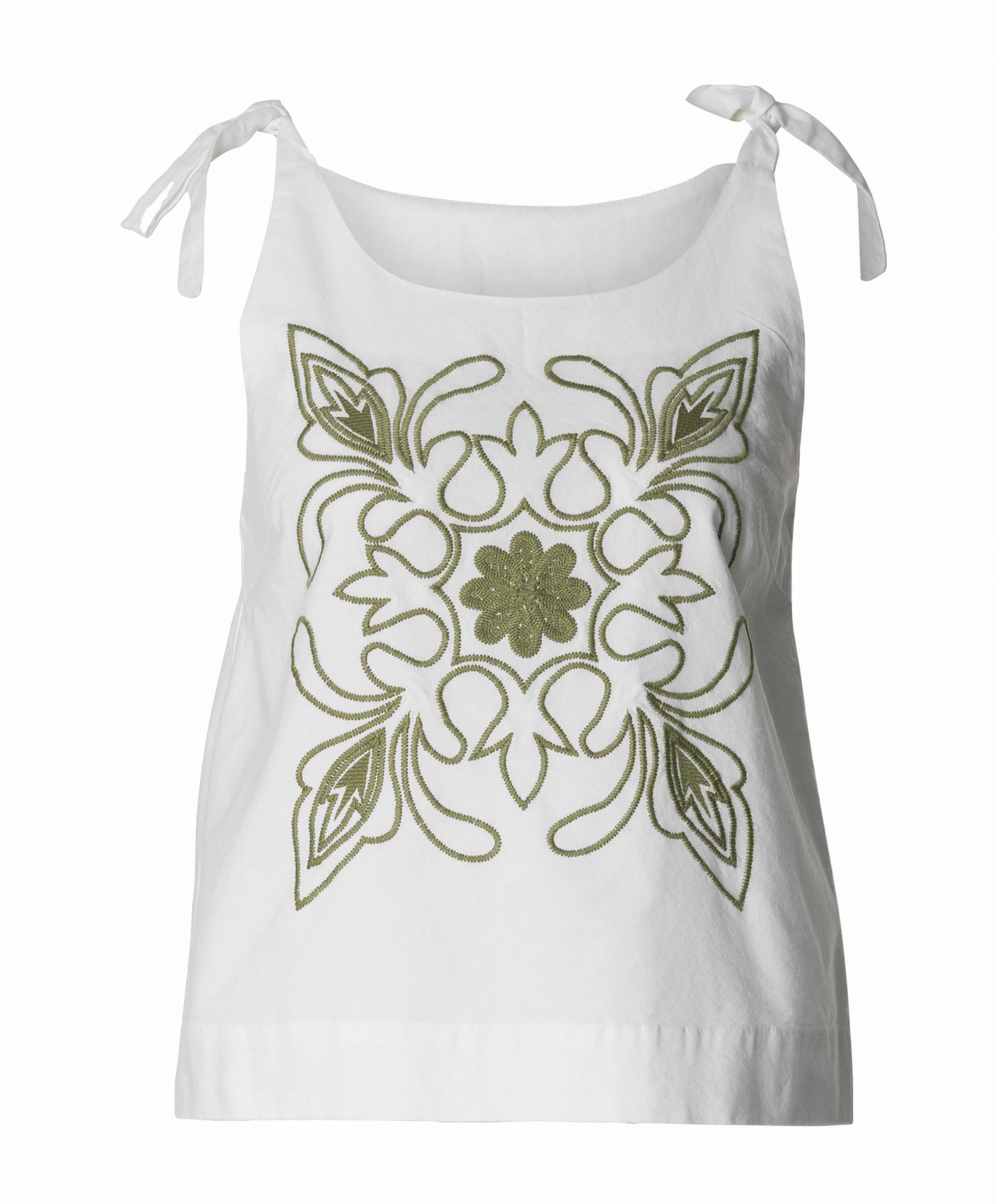 Dames top ecru