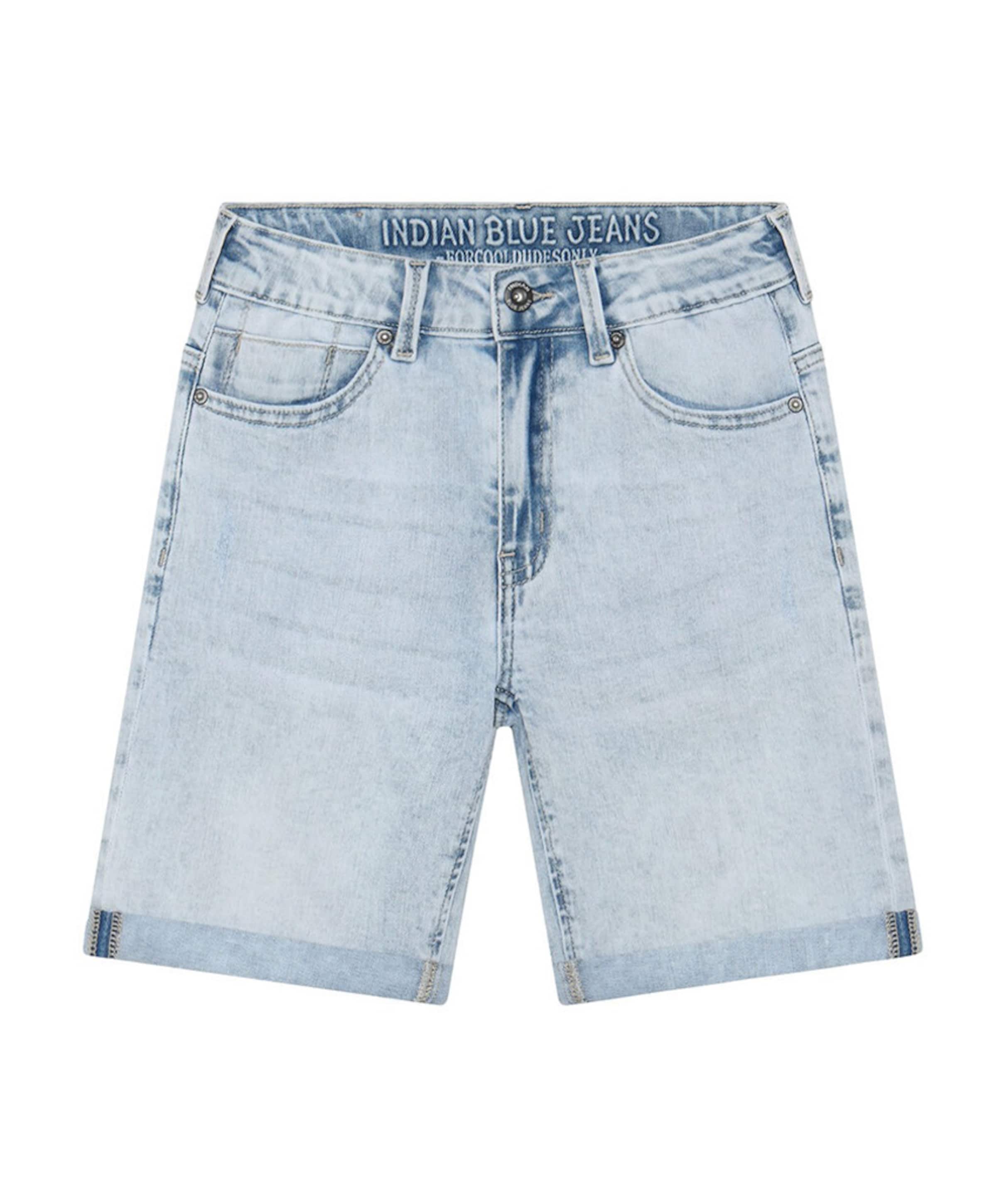 Light Jeans jongens korte broek blauw