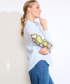 Blouse blauw