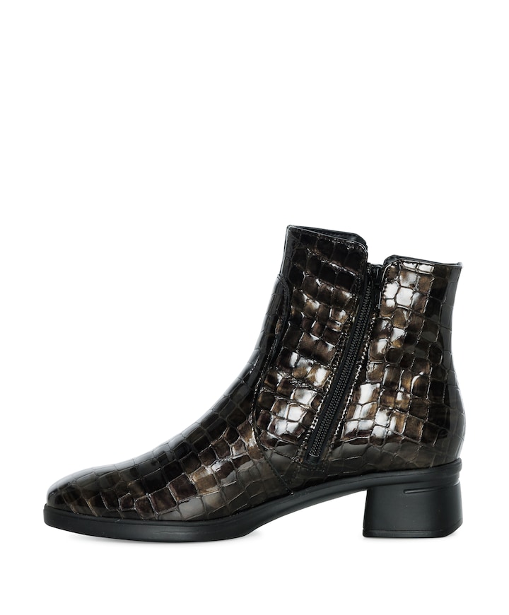 dames enkellaarzen bruin