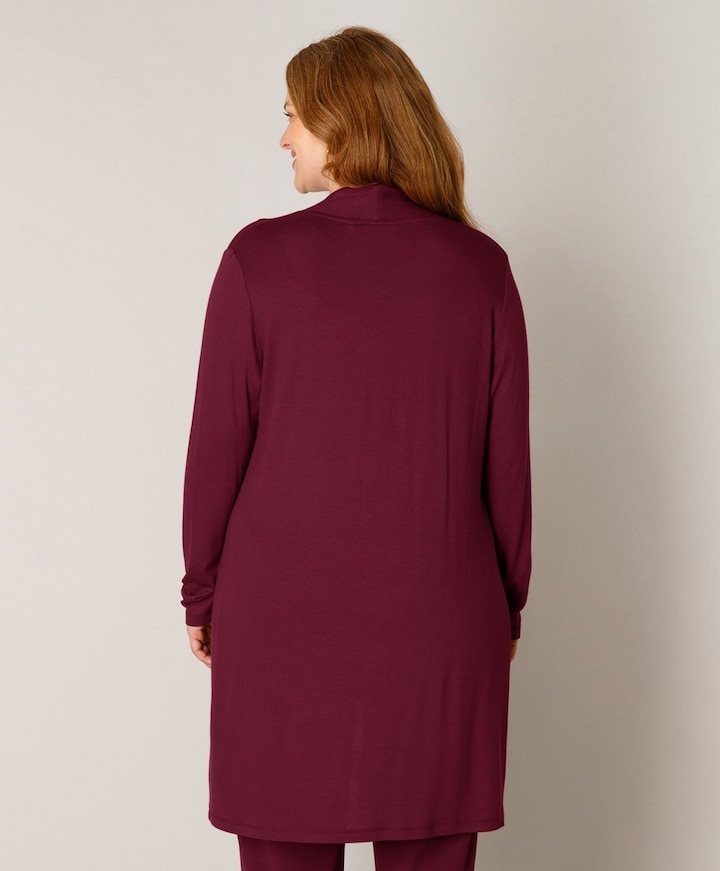 Dames vest bordeaux