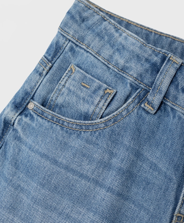 NKFROSE WIDE 5529-BE NOOS jeans blauw