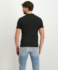 Heren polo zwart