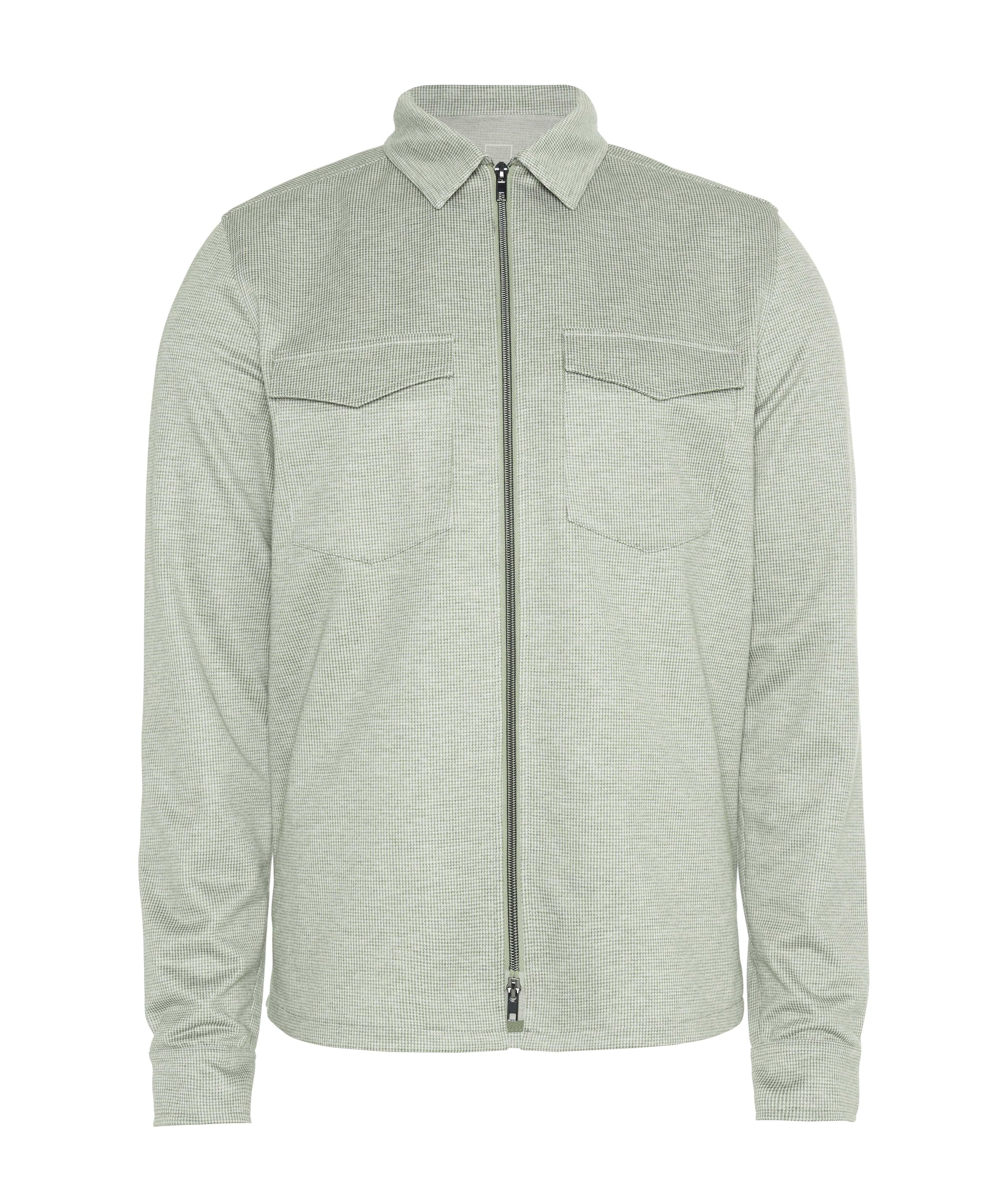 Heren overshirt groen