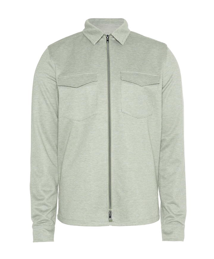 Heren overshirt groen