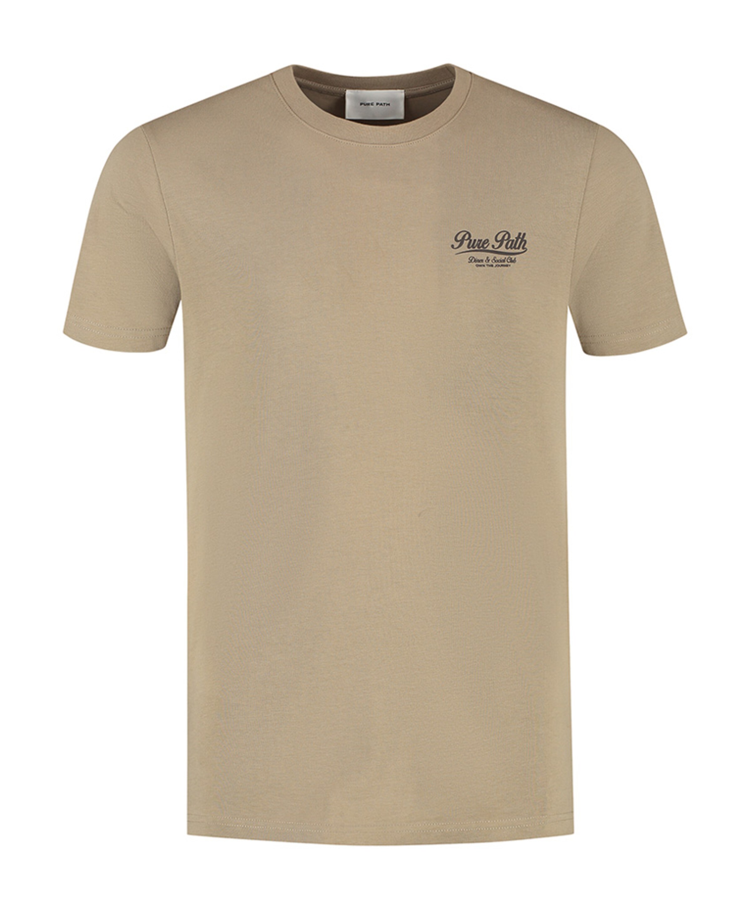 Heren t-shirt beige