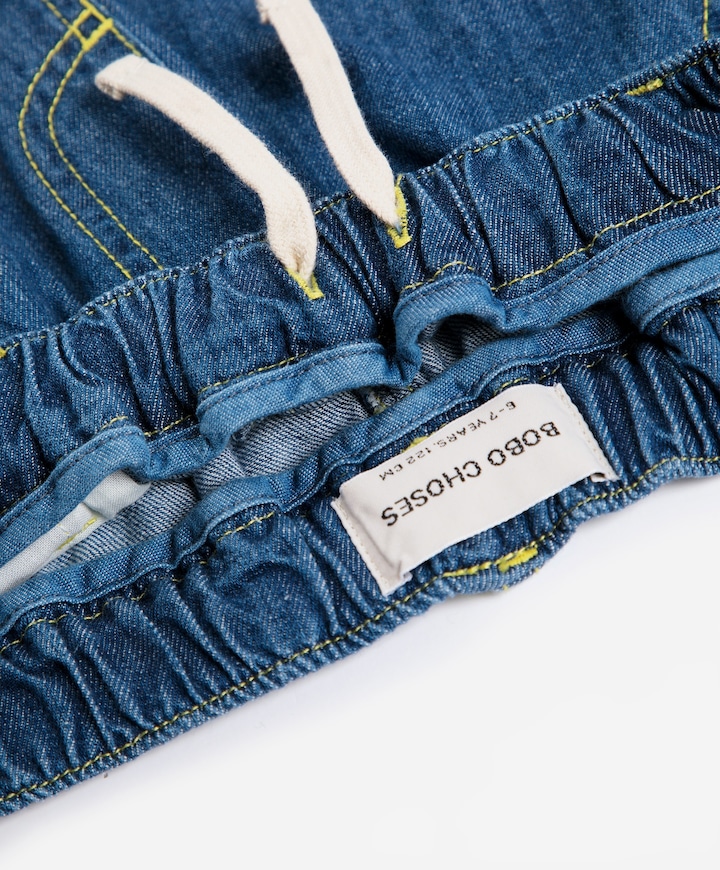 Taxi Saurus Tag Denim Pants uniseks jeans  blauw