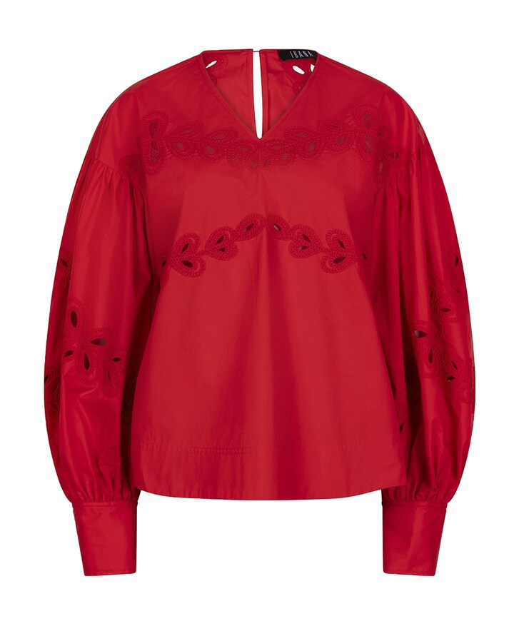 Blouse rood