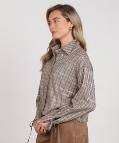Dames blouse beige