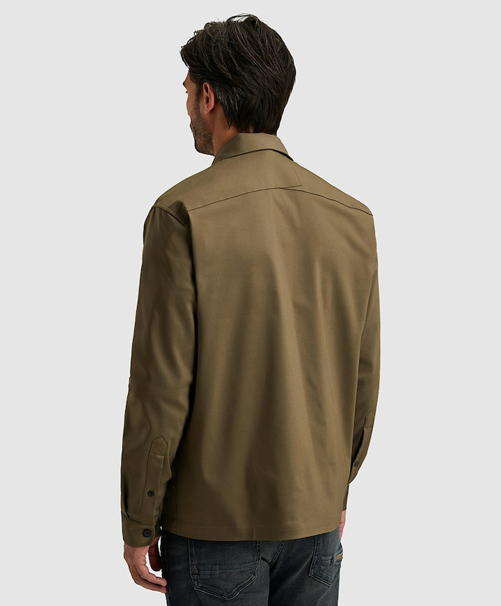 Heren overshirt groen