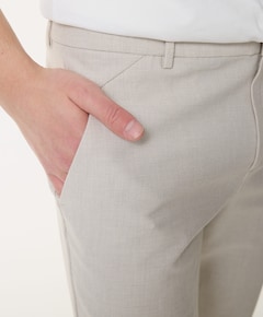 JOSHPL 189 BEIGE MICRO CHECK heren broek beige