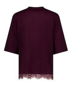 Dames T-shirt bordeaux