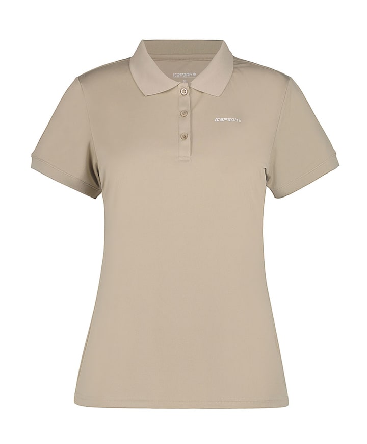 Dames polo beige