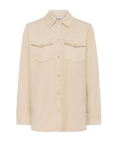Dames spijkerblouse beige