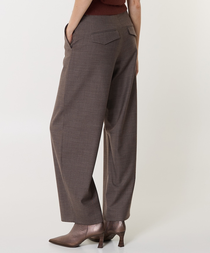 Edita dames broek bruin