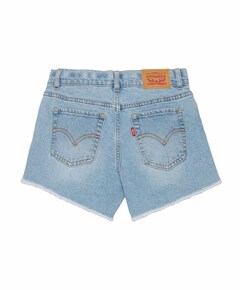 A line short meisjes korte broek blauw