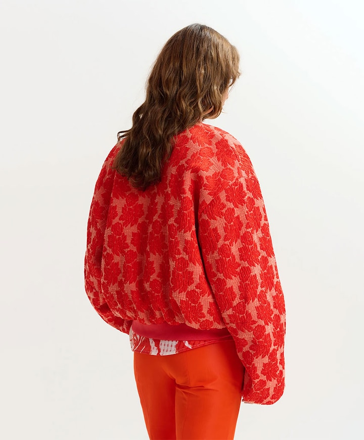 Dames jas rood