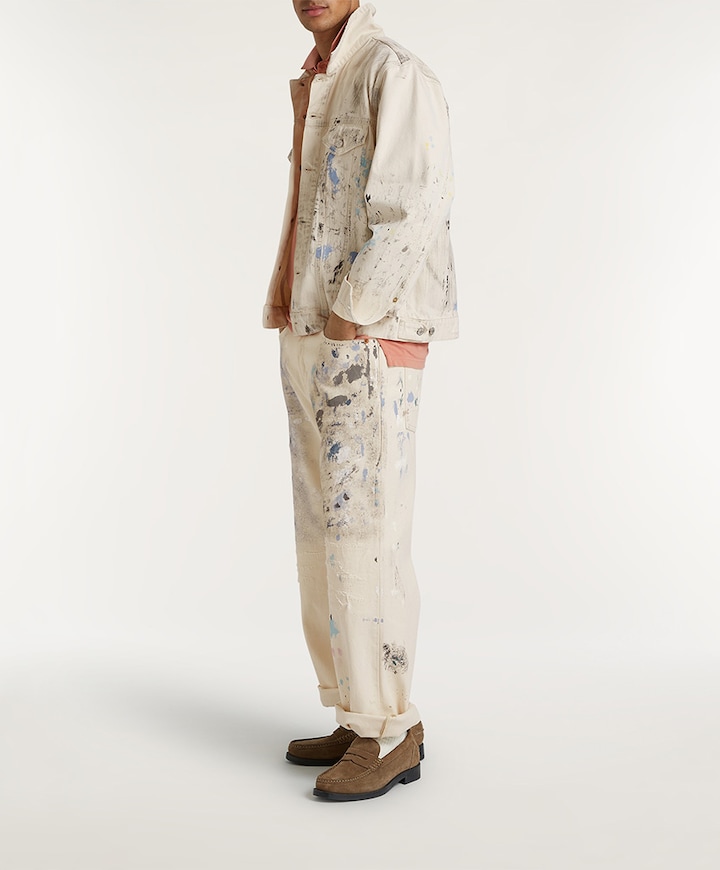 SASUKE R 107 heren jeans ecru