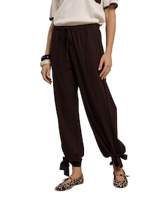 Darie balloon dames broek bruin