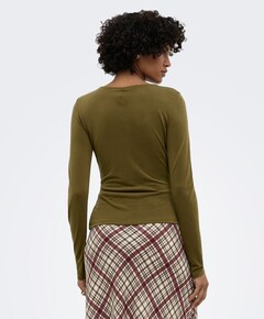 Dames longsleeve groen