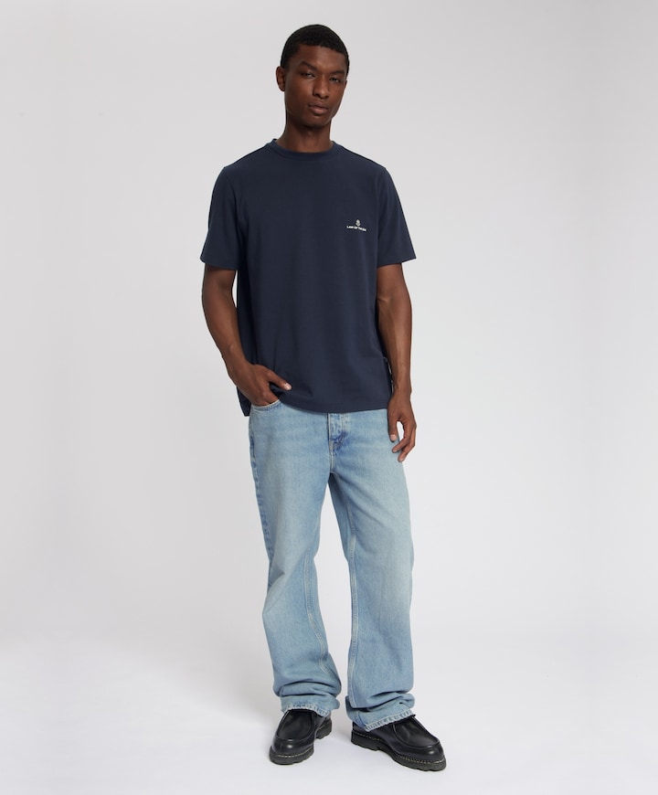 Heren T-shirt blauw