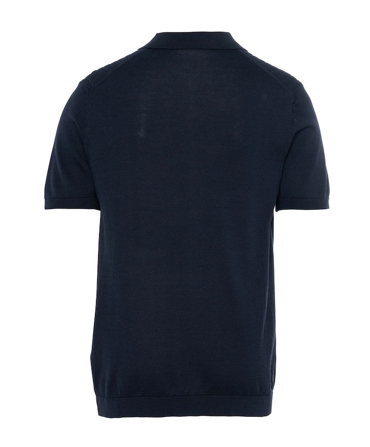 Heren polo blauw