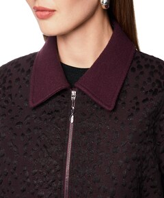 Dames jas bordeaux